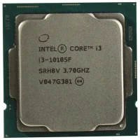 Procesor Intel Core i3-10105F, Fără grafică integrată, Fără cooler | Box