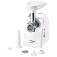 Mașină de tocat carne Bosch CompactPower MFW3520W, Alb