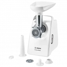 Mașină de tocat carne Bosch CompactPower MFW3520W, Alb