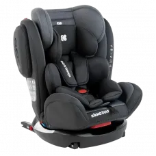 Scaun auto Kikka Boo 4 Fix DOUBLE ISOFIX, Grupa 0+/1/2/3 (0-36 kg), Gri inchis