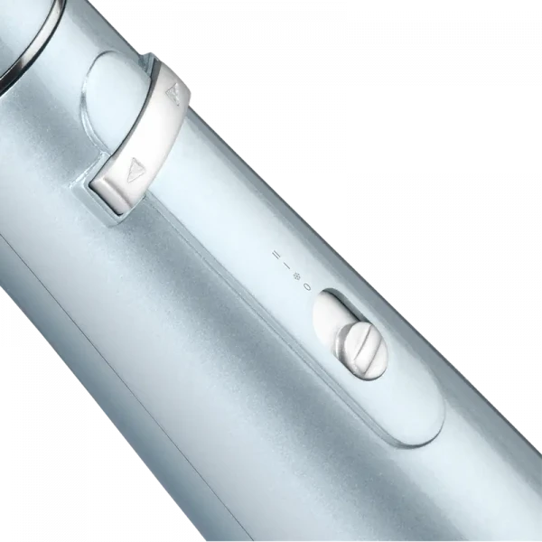 Uscător de păr-perie BaByliss Hydro Fusion AS773E, 700 W, Albastru deschis