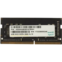 Оперативная память Apacer AS04GGB26CQTBGH, DDR4 SDRAM, 2666 МГц, 4Гб
