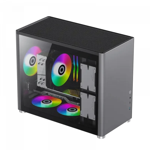 Компьютерный корпус Gamemax SPARK, Mini-Tower, Без блока питания, Серый