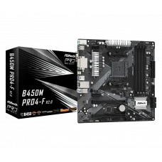 Placă de bază ASRock B450M PRO4-F R2.0, AM4, AMD B450, Micro-ATX