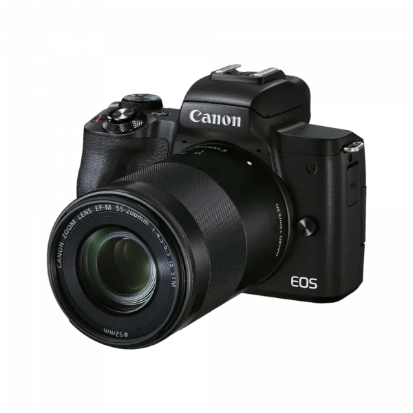 Aparat Foto Mirrorless Canon EOS M50 Mark II & EF-M 15-45 IS & EF-M 55-200 IS