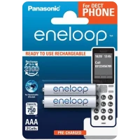 Acumulatori Panasonic BK-4MCCE, AAA, 750mAh, 2buc.