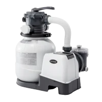 Pompă cu filtru de nisip Intex Krystal Clear, 7900L, Alb/Negru, 26646