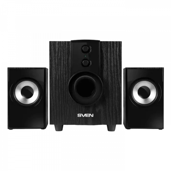 Компьютерные колонки 2.1 SVEN MS-107, Чёрный