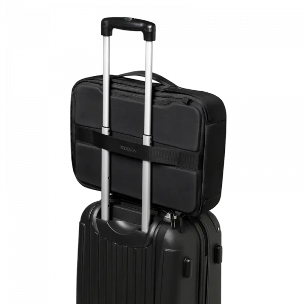 Рюкзак для ноутбука Bobby Bizz, 15.6, Искусственная кожа, Чёрный