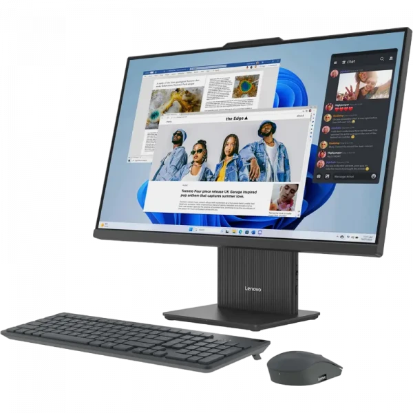Computer All-in-One Lenovo IdeaCentre AIO 27ARR9, 27, AMD Ryzen 5 7535HS, 16GB/512GB, Fără SO, Luna Grey