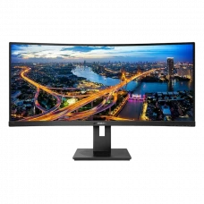 34 Monitor Philips 345B1C, VA 3440x1440 WQHD, Negru