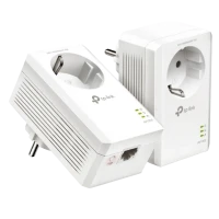 Адаптер Powerline TP-LINK TL-PA7017P KIT, AV1000, 1000 Мбит/с, Белый
