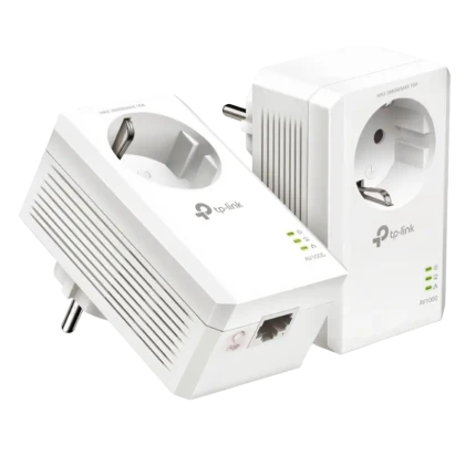 Powerline Adapter TP-LINK TL-PA7017P KIT, AV1000, 1000 Mbps, Alb