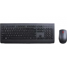 Set Tastatură + Mouse Lenovo 4x30h56821, Fără fir, Negru