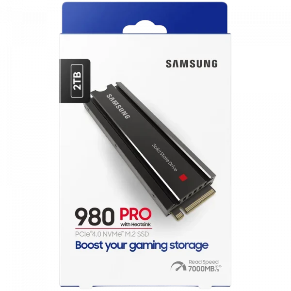 Накопитель SSD Samsung 980 PRO MZ-V8P2T0, 2000Гб