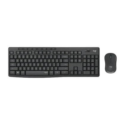 Клавиатура и мышь Logitech MK295, Беспроводное, Графитовый