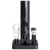 Set pentru vinuri Circle Joy CJ-TZ08, Negru