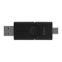 USB Flash накопитель Kingston DataTraveler Duo, 64Гб, Чёрный