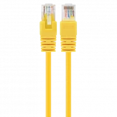 Patch cord Cablexpert PP12-5M/Y, CAT5e UTP, 5m, Galben