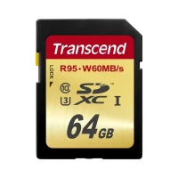 Card de Memorie Transcend SDXC Class 10, 64GB (TS64GSDU3)