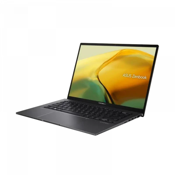 Laptop 14 ASUS Zenbook 14 OLED UM3402YA, Jade Black, AMD Ryzen 7 7730U, 16GB/1024GB, Fără SO