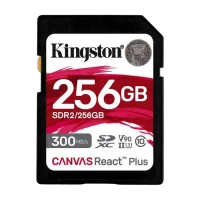Карта памяти Kingston Canvas React Plus, 256Гб (SDR2/256GB)
