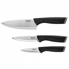 Set de Cuțite Tefal K221S375, Negru | Argintiu