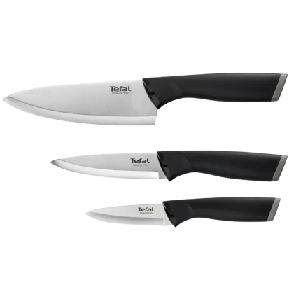 Set de Cuțite Tefal K221S375, Negru | Argintiu