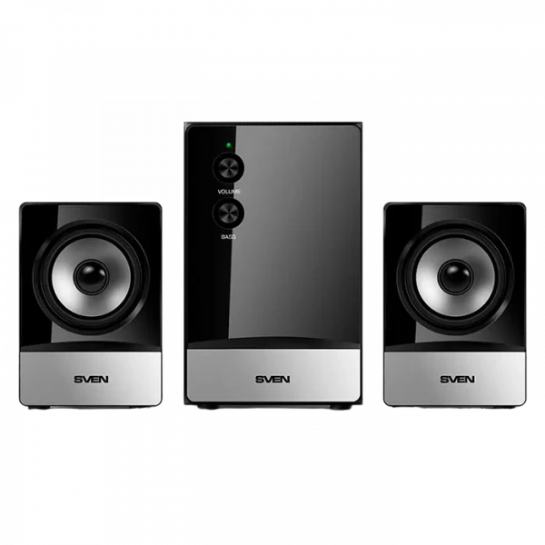 Компьютерные колонки 2.1 SVEN MS-90, Серебристый
