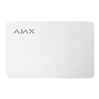 Card securizat fără contact Ajax Pass, Alb