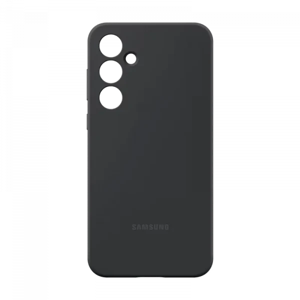 Husă Samsung Silicone Cover Galaxy A55, Negru