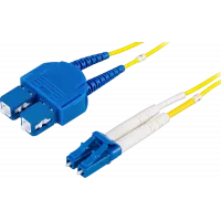 Patch cord APC Electronic SC-LC-3S, 3m, Galben
