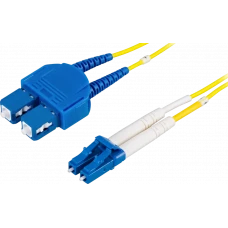 Patch cord APC Electronic SC-LC-3S, 3m, Galben