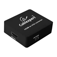 Convertor Video/Audio Cablexpert DSC-HDMI-VGA-001, - VGA D-Sub + 3.5 mm Jack, Negru