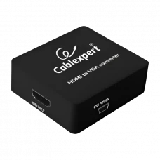 Видео/Audio конвертер Cablexpert DSC-HDMI-VGA-001, - VGA D-Sub + 3.5 mm Jack, Чёрный