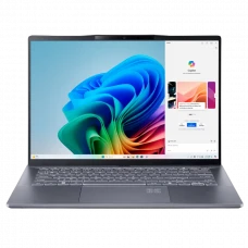 Laptop 14,5 Acer Swift Go 14 AI SFG14-01, Steel Grey, Qualcomm Snapdragon X Plus X1P-42-100, 16GB/1024GB, Windows 11 Home