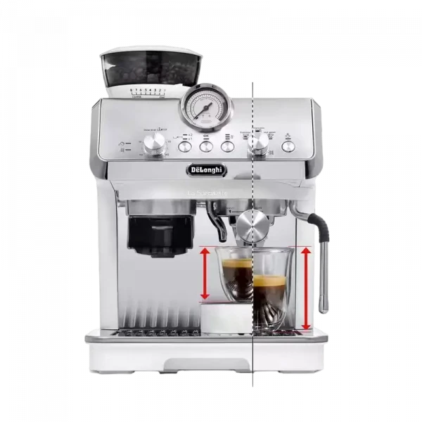 Кофеварка рожковая DeLonghi EC 9155.W, 1400Вт, Белый