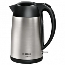 Fierbător electric Bosch TWK3P420, Oțel Inoxidabil | Negru