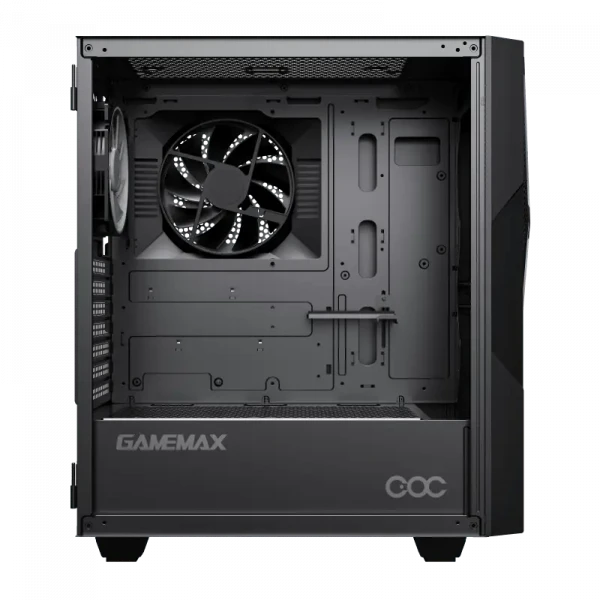 Компьютерный корпус Gamemax Typhoon COC, Midi-Tower, Без блока питания, Чёрный