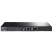 Сетевой коммутатор TP-LINK TL-SG3216, 16x 10/100/1000 Мбит/с, 2x SFP