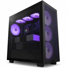 Carcasă PC NZXT H7 Flow RGB, Midi-Tower, ATX, Negru