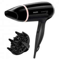 Фен Philips Essential BHD004/00, 1800 Вт, Чёрный