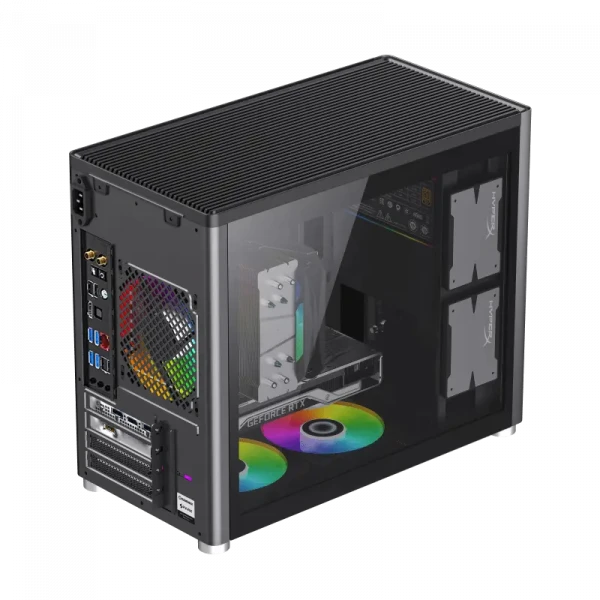 Компьютерный корпус Gamemax SPARK, Mini-Tower, Без блока питания, Серый