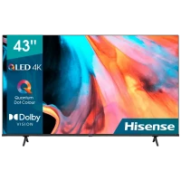43 LED SMART TV Hisense 43E7HQ, 3840x2160 4K UHD, VIDAA U5.0, Negru