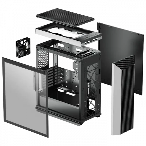 Компьютерный корпус Deepcool CL500 4F, Midi-Tower, ATX, Чёрный