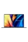 Laptop 16 ASUS Vivobook 16X X1603ZA, Quiet Blue, Intel Core i3-1220P, 8GB/512GB, Fără SO