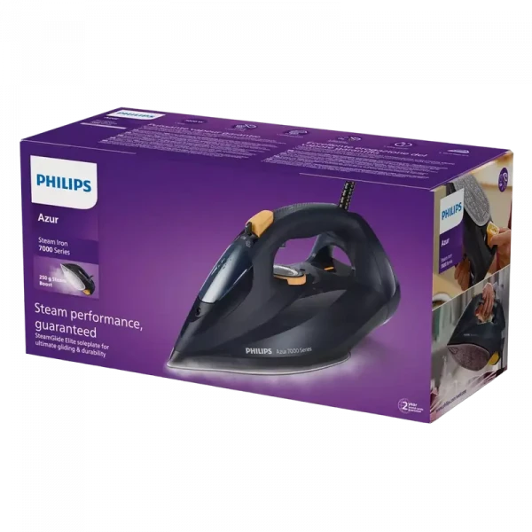 Утюг Philips DST7060/20, 3000Вт, Синий | Желтый