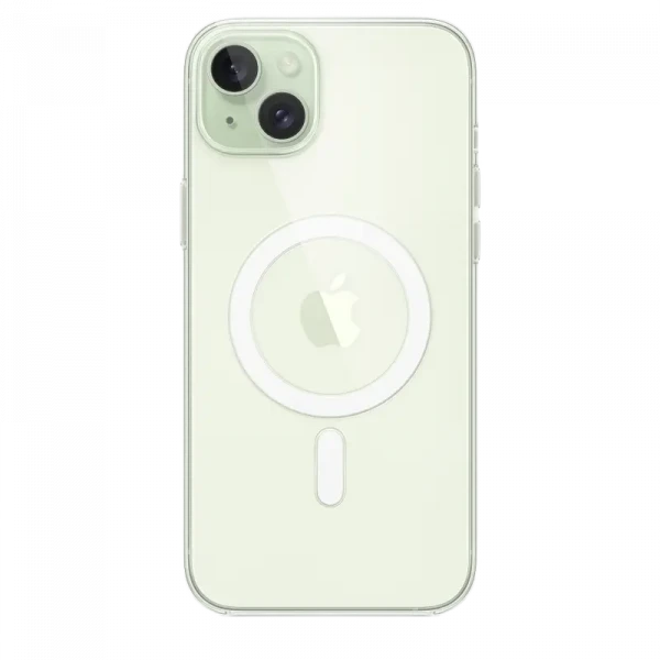 Чехол Apple iPhone 15 Plus Clear Case with MagSafe, Прозрачный