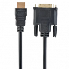 Cablu Video Cablexpert CC-HDMI-DVI-7.5MC, HDMI (M) - DVI-I (M), 7,5m, Negru