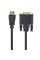 Cablu Video Cablexpert CC-HDMI-DVI-7.5MC, HDMI (M) - DVI-I (M), 7,5m, Negru